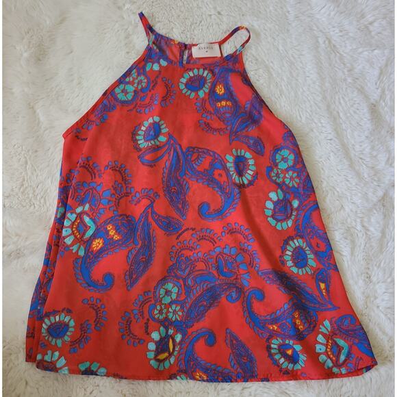 Everly – Floral Paisley Sleeveless Halter Tank Top – Nordstrom - Small - Picture 1 of 4